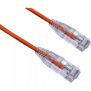 Axiom Memory Axiom 6FT CAT6 BENDnFLEX Ultra-Thin Snagless Patch Cable 550mhz (Orange -C6BFSB-O6-AX