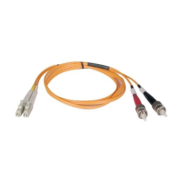 15M DUPLEX FIBER MMF LC/ST 62.5/125 PATCH CABLE