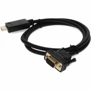 Male to VGA Male Black Cable -HDMI2VGAMM6