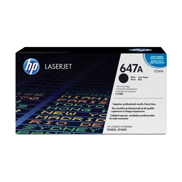 HP Inc. HP 647A (CE260A) Original Laser Toner Cartridge - CE260A