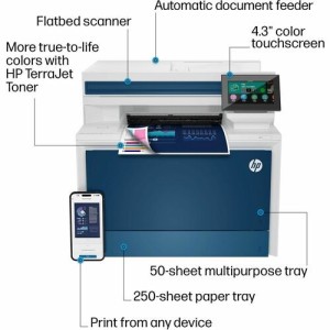 HP Inc. HP LaserJet Pro 4301fdw Wired & Wireless Laser Multifunction Printer - 4RA82F#BGJ