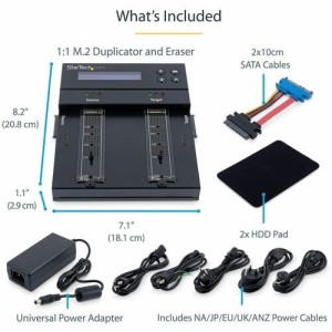 STANDALONE M.2 SATA M.2 NVME DUPLICATOR ERASER HDD/SSD