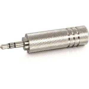 3.5MM STEREO MALE TO 6.3MM 1.4IN STEREO FEMALE ADAPTER