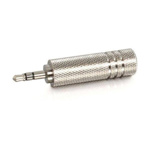 3.5MM STEREO MALE TO 6.3MM 1.4IN STEREO FEMALE ADAPTER