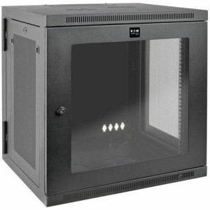 12U WALL MOUNT RACK ENCLOSURE CABINET HINGED DEEP ACRYLIC WINDOW