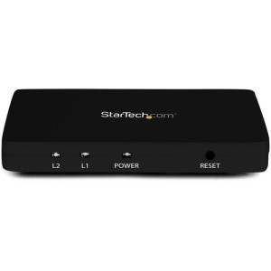 StarTech.com HDMI Splitter 1 In 2 Out - 4k 30Hz - 2 Port - Aluminum - HDMI Multi Port - ST122HD4K