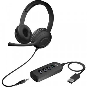 Cyber Acoustics Stereo Headset with USB & 3.5mm - AC-5812