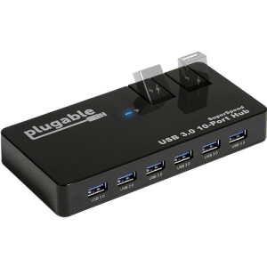 USB HUB WITH CHARGING USB 3.0 10-PORT 48W