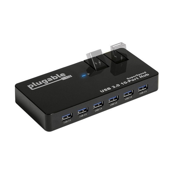 USB HUB WITH CHARGING USB 3.0 10-PORT 48W