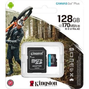 MULTI 25 128GB MICROSDXC CANVAS 170R A2 U3 V30 CARD+ADP CR