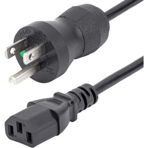15FT HOSPITAL-GRADE POWER CORD NEMA 5-15P TO C13 5M