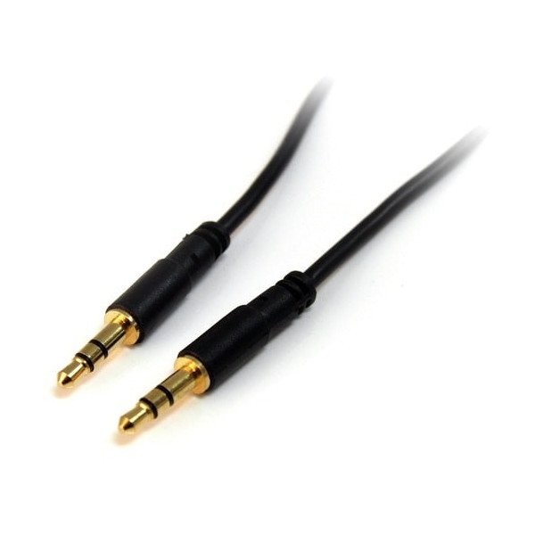 15FT M/M SLIM STEREO AUDIO CABLE 3.5MM FOR IPOD AND MP3 PLAYER