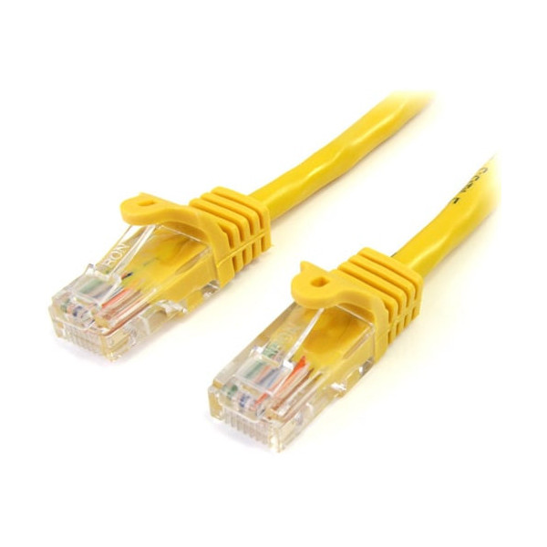 15FT SNAGLESS CAT5E RJ45 NETWORK PATCH CABLE YL