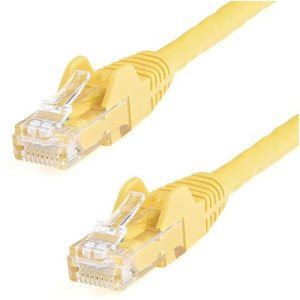 15FT YELLOW CAT6 UTP SNAGLESS PATCH CABLE