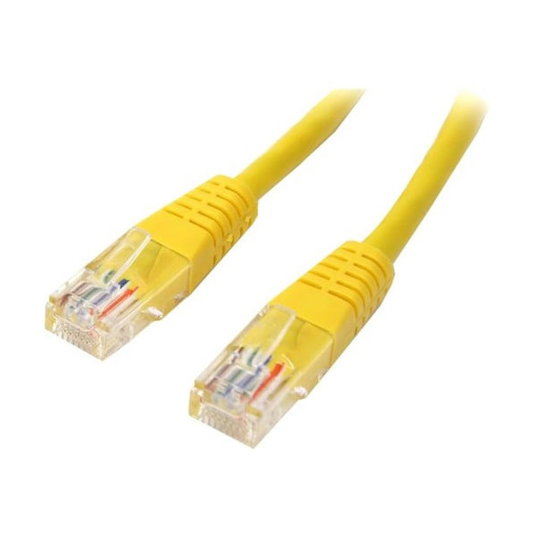 15FT YELLOW MOLDED CAT5E UTP PATCH CABLE