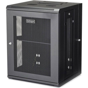 15U SERVER RACK ENCLOSURE W/ HINGE WALL MOUNT NETWORK RACK