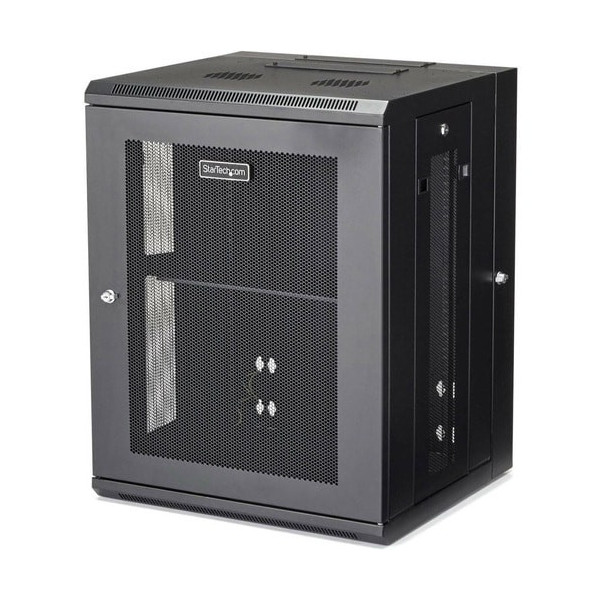 15U SERVER RACK ENCLOSURE W/ HINGE WALL MOUNT NETWORK RACK