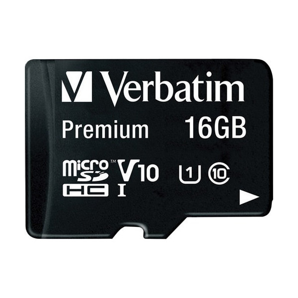 16GB PREM MICROSDHC MEM CARD ADAP UHS-I V10 U1 CLASS 10 MULTI 20