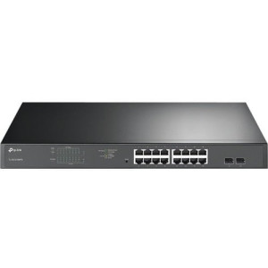 16PORT GIGABIT EASY SMART POE+ SWITCH WITH 2 SFP SLOTS