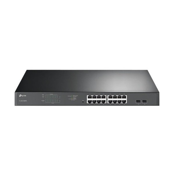 16PORT GIGABIT EASY SMART POE+ SWITCH WITH 2 SFP SLOTS