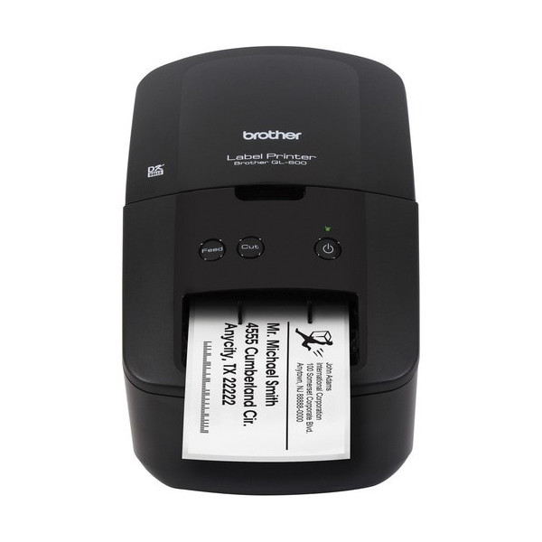 Brother QL-600 Desktop Direct Thermal Printer - Monochrome