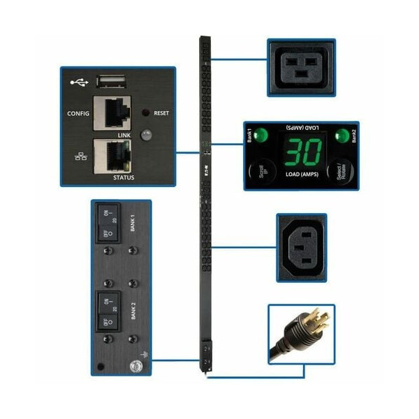 Tripp Lite by Eaton PDUMNV30HV2LX 42-Outlet PDU