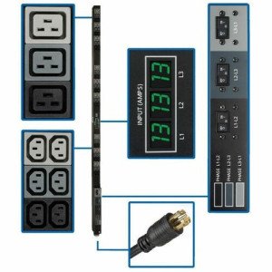 Tripp Lite PDU 3-Phase Metered 208V 8.6kW - PDU3MV6L2130A