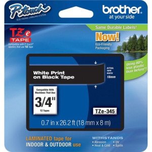 18MM WHITE ON BLACK TAPE FOR MULTI 1P-TOUCH