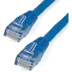 1FT BLUE MOLDED CAT 6 ETHERN NETWORK CABLE - ETL VERIFIED