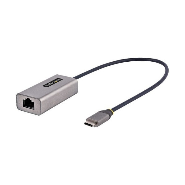 1FT GRAY AND BLACK GB USB-C TO RJ45 ENET ADAPTER WIN/MACOS/LINUX