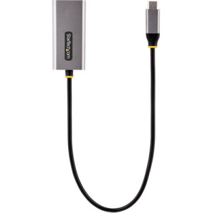 1FT GRAY AND BLACK GB USB-C TO RJ45 ENET ADAPTER WIN/MACOS/LINUX