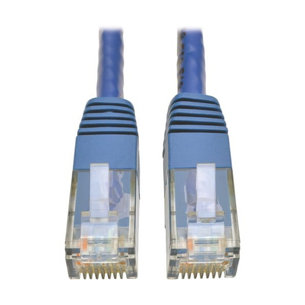 1FT CAT6 BLUE GIGABIT MOLDED RJ45 PATCH CABLE M/M 550MHZ 24 A