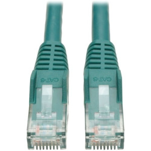 1FT CAT6 GREEN GIGABIT SNAGLESS MOLDED PATCH CABLE RJ45 M/M