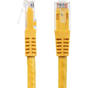 1FT CAT6 YELLOW MOLDED RJ45 PATCH UTP NETWORK CABLE