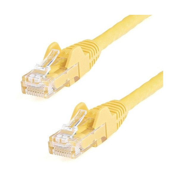 1FT CAT6 YELLOW SNAGLESS ETHERNET UTP CABLE