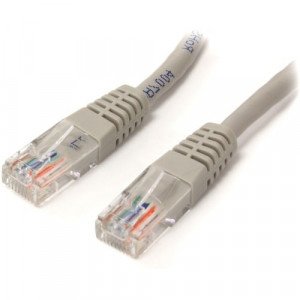 StarTech.com 10ft Gray Molded Cat5e UTP Patch Cable -M45PATCH10GR