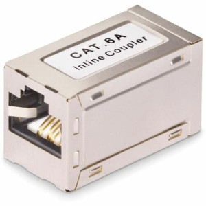 SHIELDED RJ45 COUPLER CAT6A ETHERNET COUPLER F/F