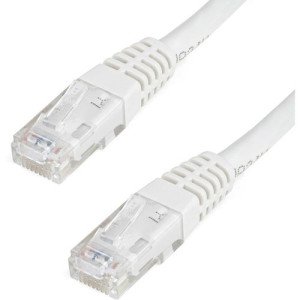 25 FT CAT 6 RJ45 UTP NETWORK PATCH CABLE WHITE