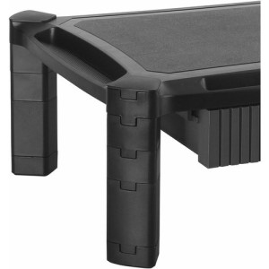 COMPUTER MONITOR RISER STAND LARGE DRAWER HEIGHT ADJUSTABLE
