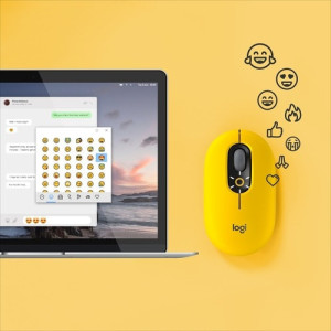 LOGITEH POP MOUSEBLAST YELLOW