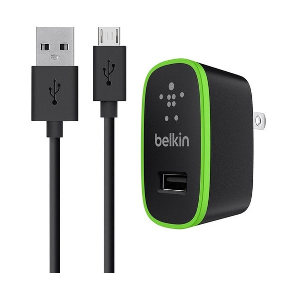 Belkin 12W USB-A Wall Charger + USB-A to Micro-USB Cable