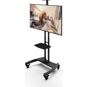 Kanto Living Kanto MTM65PL Mobile TV Mount with Adjustable Shelf -MTM65PL