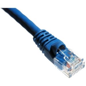 Axiom 3FT CAT6A 650mhz Patch Cable Molded Boot (Blue) -C6AMB-B3-AX