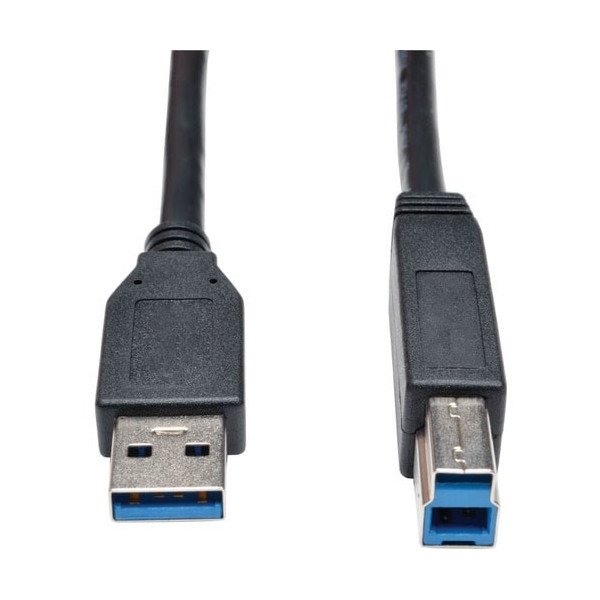 6FT USB 3.0 A/B M/M SUPERSPEED DEVICE CABLE 5GBPS BLACK