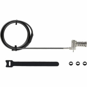 UNIVERSAL LAPTOP LOCK 6.6FT 3-IN-1 LOCKING SECURITY CABLE