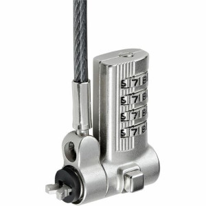 UNIVERSAL LAPTOP LOCK 6.6FT 3-IN-1 LOCKING SECURITY CABLE