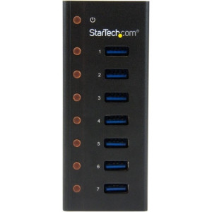 7PORT USB 3 HUB DESK/WALL COMPACT DURABLE FOR TRAVEL