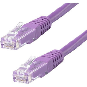 6FT CAT6 PURPLE MOLDED RJ45 M/M UTP GIGABIT PATCH CABLE