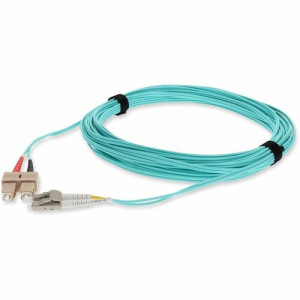 AddOn 6m Laser-Optimized Multi-Mode fiber (LOMM) Duplex SC/LC OM3 Aqua Patch Cable - ADD-SC-LC-6M5OM3