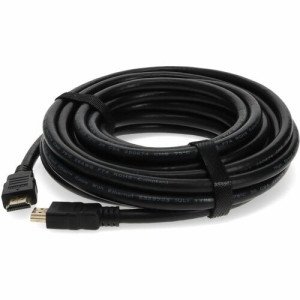 AddOn 7.62m (25.00ft) HDMI 1.3 Male to Male Black Cable - HDMI2HDMI25F-5PK